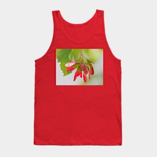 Red Seeds of Maple Tree Tank Top